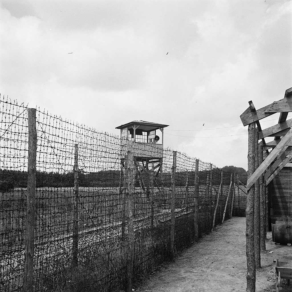 One of the guard towers