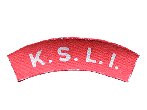 Kings Shropshire Light Infantry shoulder title