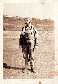 David M. "Buck" Rogers in his training jumpsuit.