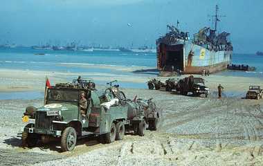 Teh landings on the D-Day beaches