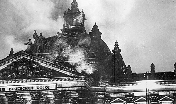 Dutch communist Marinus van der Lubbe was the alleged perpetrator.